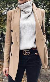 Business Chic Looks For Fall Stylish Winter Outfits Trendy Outfits Winter Blazer Outfits