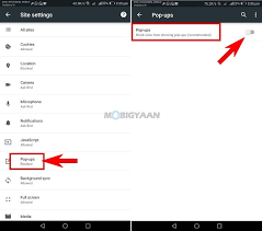 Click the small x on the tab. How To Block Pop Ups In Google Chrome For Android Guide