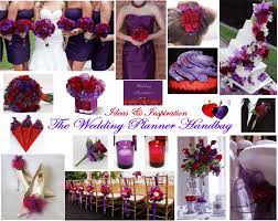 It is becoming growingly popular to take one solid color as the focus for the entire wedding. Purple As An Autumn Wedding Color Weddingbee Wedding Colors Fall Wedding Colors Red Wedding Theme