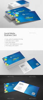 Order custom design from grin tech. Social Media Business Card Template Vector Eps Download Social Media Business Cards Media Business Cards Social Media Business