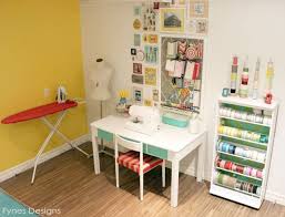 If you're into crafting, quilting, sewing or some other creative hobby, it's really nice to have a dedicated space for those pursuits.working at the kitchen table isn't so pleasant. Craft Room Reveal Fynes Designs