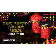 Dit toernooi vindt plaats van 18 tot en met 20 september in salzburg. Dimitri Van Den Bergh Darts Shirt The Dream Maker Unicorn Authentic Breathable Small To 4xl The Darts Shack
