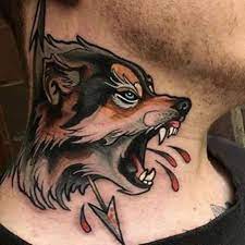 90 Wolf Tattoos Wolf Tattoos Neck Tattoo Owl Neck Tattoo