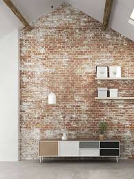 Pin By Mara Cetty On Brick Wall White Brick Walls Brick Feature Wall White Wash Brick