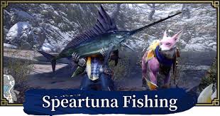 For the collectors out there it may be of interest to collect all the fish available in the different waters of all the. Mh Rise Speartuna How To Get Fishing Guide Monster Hunter Rise Mhr Gamewith