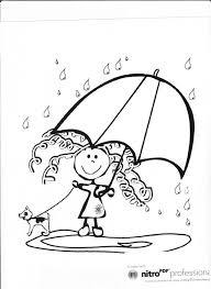 This coloring page is for private or family use only. Rainy Day Coloring Pages For Kids Coloring Home