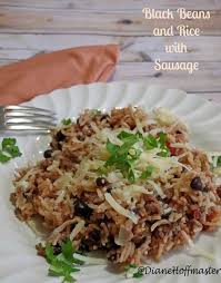 Black Beans And Rice With Sausage Black Beans And Rice With Sausage Recipe Recipe Black Beans And Rice Easy Sausage Recipes Sausage Recipes