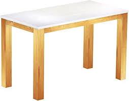 Brasilmobel High Table Rio 177a X 90a Cm Solid Pine Wood Colour Snow Honey High Table Table Dining Room Chairs