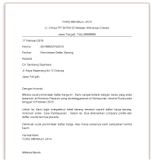 Surat tersebut memuat penjelasan mengenai. Contoh Surat Semi Block Style Dan Full Block Style Bloggadogado