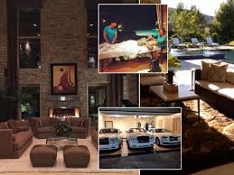 Floyd mayweather beautiful pool landscape. Where Does Floyd Mayweather Live Take A Look Inside The House With A Two Screen Cinema And 15m Worth Of Cars Mirror Online