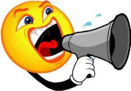 Resultado de imagem para imagens de avisos por megafone