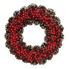 Corona de Navidad decorada Selena