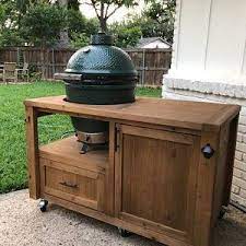 Outdoor Rustic Wooden Cooler Bar Serving Or Console Table Grill Table Wooden Cooler Custom Grill