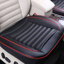 50x50cm Pu Leather Buckwhear Shell Filling Car Cushion Chair Car Seat Cover Auto Interior Pad Mat Leather Car Seat Covers Leather Car Seats Car Seats