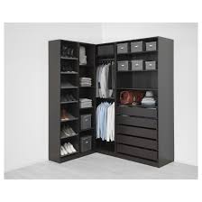 Pax Corner Wardrobe Black Brown 63 1 8 73 7 8x93 1 8 Ikea In 2020 Corner Wardrobe Pax Corner Wardrobe Ikea Pax