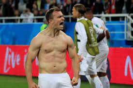 James' park, joining james milner and thiago in returning from lengthy spells out. Xherdan Shaqiri Rips Off Shirt To Celebrate Winning Goal Abc News Australian Broadcasting Corporation