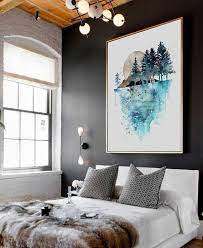 Nature Wall Art Tree Painting Landscape Paintings Print Romantic Bedroom Decor Best Bedroom Paint Colors Wall Decor Bedroom