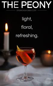 Peony A Light Springtime Version Of The Negroni Cocktail Gin Drinks Gin Cocktail Recipes Gin Cocktails
