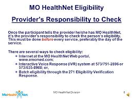 If you already have medicare, mo healthnet acts as a secondary insurance to medicare. Mo Healthnet Division1 Mo Healthnet Internet Provider Training Program Presented By The Provider Education Unit Mo Healthnet Division Ppt Download