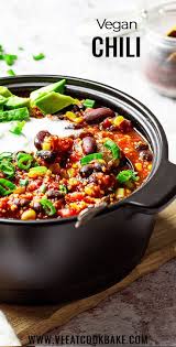 Best Vegan Chili Wfpb Authentic And Quick Ve Eat Cook Bake In 2020 Best Vegan Chili Wfpb Recipes Vegan Chili