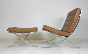 Ludwig Mies Van Der Rohe Barcelona Chairs And Ottomans By Knoll 1969 For Sale 1 Chair Barcelona Chair Leather Chair With Ottoman