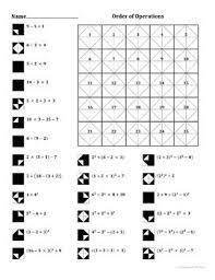 The order of operations worksheet maker will generate a printable worksheet of problems and an answer key. Order Of Operations Color Worksheet 1 By Aric Thomas Tpt