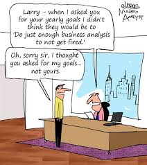 Humor Business Analyst Yearly Goals