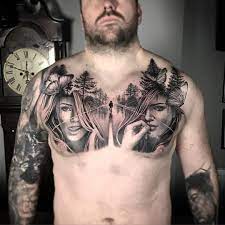 Tattoo Artist Rob Richardson Chest Tattoo Men Cool Chest Tattoos Chest Tattoos For Women