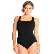 Krinkle Chlorine Resistant Swimwear Active Back Women S Plus Size Swimsuit From Penbrooke Available In 2 Colors Chlorine Resistant Swimwear Plus Size Swimsuits Swimsuits