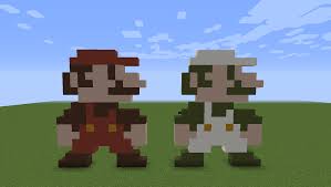 Minecraft Smb Mario And Luigi S Standing Sprites By Theneoninferno On Deviantart Be sure to leave a like and leave me some suggestions on what else to build. smb mario and luigi s standing sprites