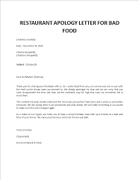 I am so sorry that we were not able to attend your birthday party. Apology Letter For Bad Food