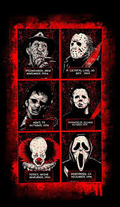 What one marks scary is so highly subjective, and varying, firm opinions are the cause of endless debate over any sort of horror list. Horror Slashers Horror Artwork Horror Villians Funny Horror