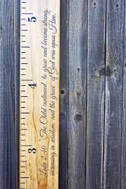 Diy Growth Chart Ruler Add On Vinyl Decal Bible Verse