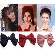 Hair accessories └ women's accessories └ women └ clothes, shoes & accessories all categories antiques art baby books, comics & magazines business, office sponsored. Ostrifin Bow Hairpin Cute Hair Clip Women Korean Oversize Floral Hair Accessories Walmart Com Walmart Com