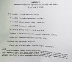 Cele mai interesante stiri despre calendar evaluarea nationala 2021 clasa 8. Calendarul De Evaluare NaÅ£ionalÄƒ 2020 Ce NoutÄƒÅ£i Sunt Pentru Elevii De Clasa A Viii A