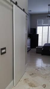 Masonite 36 In X 84 In Melrose Primed Interior Sliding Barn Door Slab With Hardware Kit 47590 Interior Barn Doors Interior Sliding Barn Doors Masonite Interior Doors