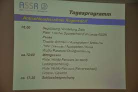 Fahrsicherheits Training Bei Der Antischleuderschule Regensdorf