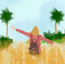 Jual a98622 lukisan kanvas pemandangan. Zoemoon Girls Cartoon Art Girly Art Cartoon Girl Images