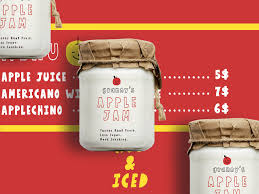 Honey Apple Free Font Link By Seohae Shin Apple Coffee Branding Apple Jam