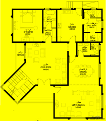 مخطط فيلا 5 غرف نوم المساحة 460 متر مربع عدد الطوابق أرضي أول 17 40 م X 16 30 م صمم بواسطة مارينا للاستشارات الهندسية Arab Arch