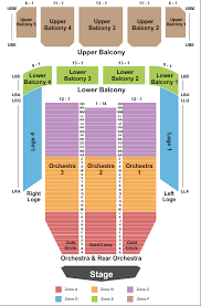 Thalia Mara Hall Seating Charts