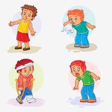مجموعة أيقونات طفل صغير مريض مريض حمى شاب png والمتجهات للتحميل مجانا sick vector kids vector illness illustration