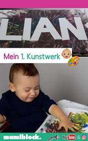 Babys Erstes Kunstwerk Video Mamiblock Kinder Snacks Aktivitaten Fur Sauglinge