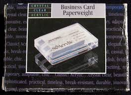 Maybe you would like to learn more about one of these? Crystal Clear Acrylic Business Card Paperweight Clear Acrylic Business Card Holders Crystals
