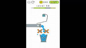 The aim of the game is to fill the empty cups of each level with free hand touchscreen drawings. Happy Glass Level 58 3 Stars Walkthrough Youtube