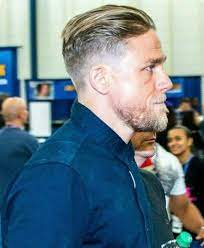 Pin By April Puente On Charlie Hunnam Beard Haircut Beard Styles Haircuts Mens Hairstyles Short