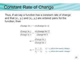 Find any two points on the line. Functions With A Constant Rate Of Change Ppt Download