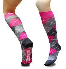 I D Like To Try These Compression Socks To See If They Actually Work Fun Pattern Color Nursing Fashion Compression Socks Running Socks