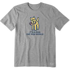 Men's It's a Dog Eat Dog World Short Sleeve Tee | Shop Life is Good