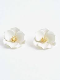Magnolia Earrings Earrings Ivory Flowers Flower Earrings